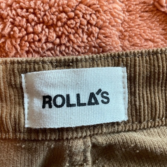 Rollas Dusters Bootcut Cords in Tobacco - Picture 5 of 6